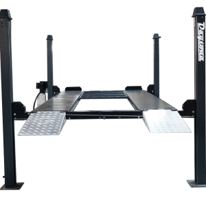 LFPP10 10,000 lbs 4-Post Parking Lift Aluminum Ramps