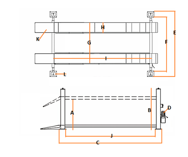 LFPP9 9,000lb 4-Post Parking Lift - Image 6